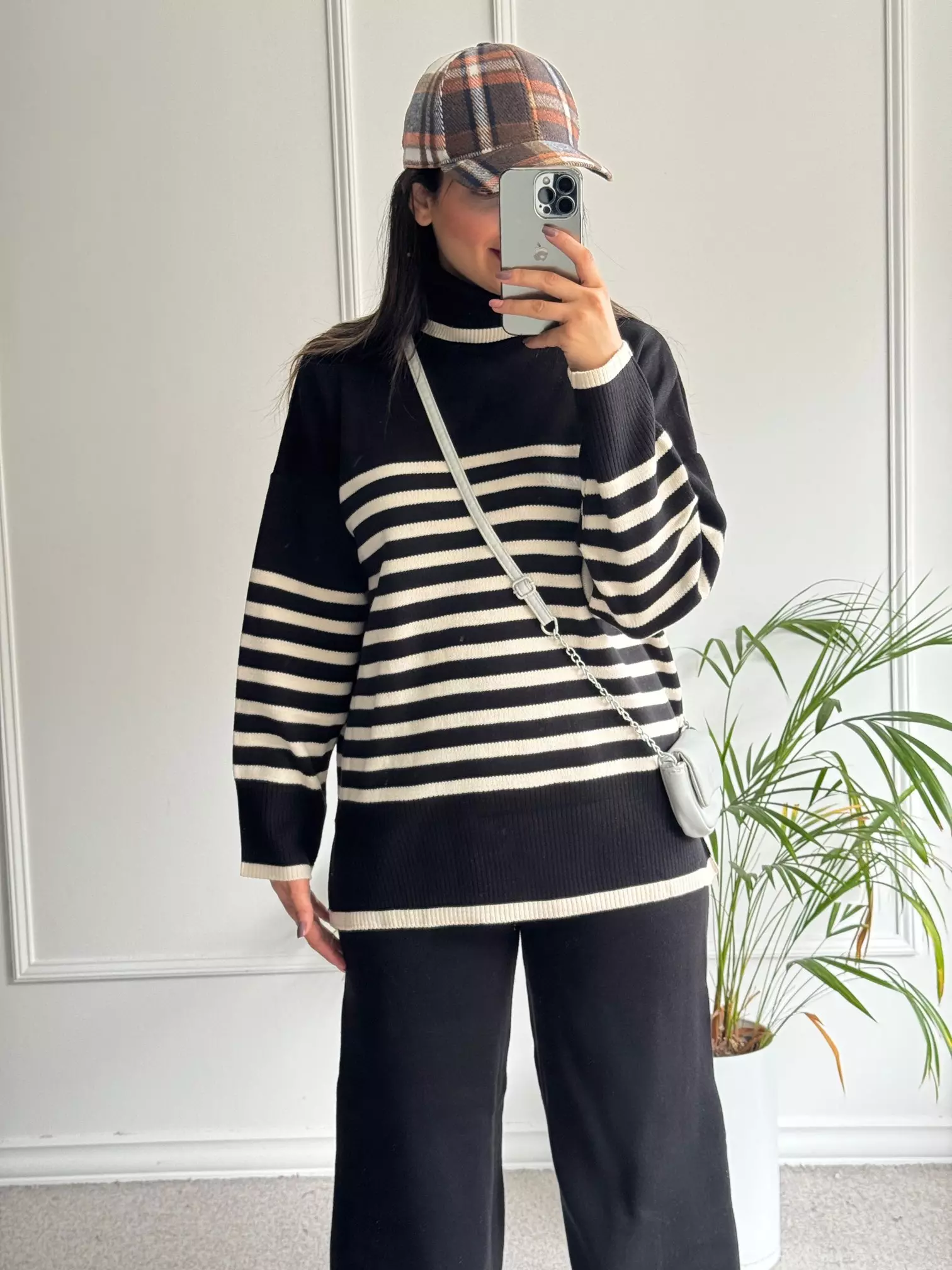 ست مانتو شلوار بافت نیکی